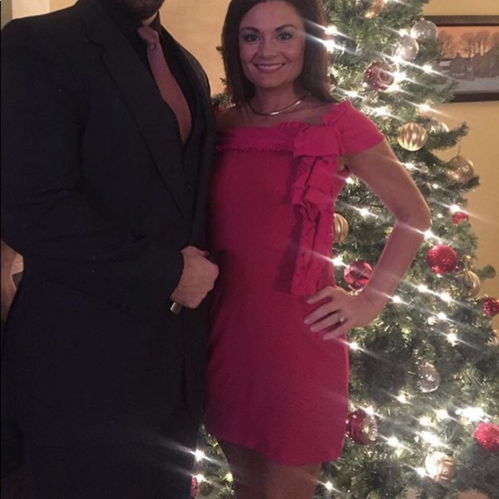 RED Valentino hot pink homecoming dress 0